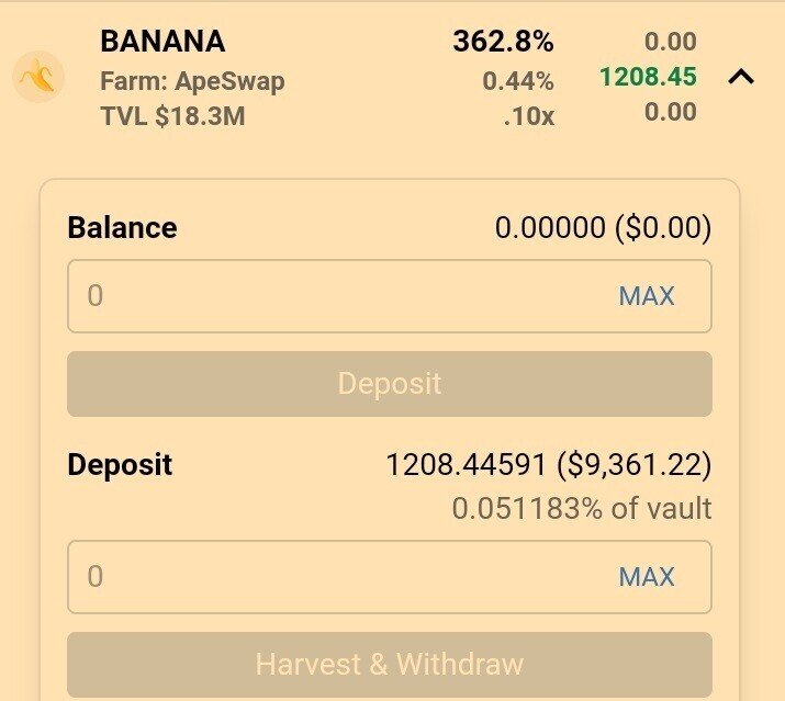 BANANA買い増し