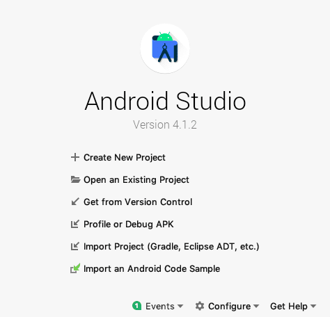 Android Studio 初期