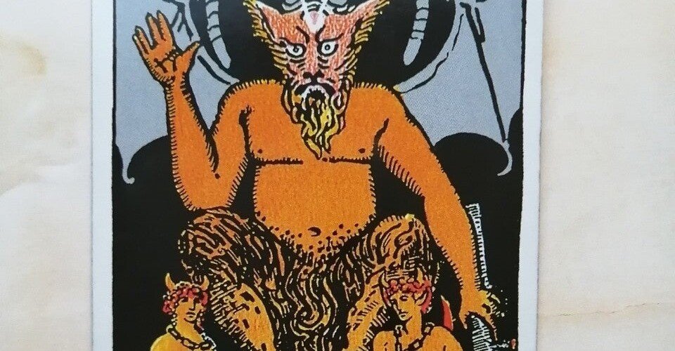 タロットカード解説【15 悪魔『The Devil』】｜ROKUJO（ろくじょー）