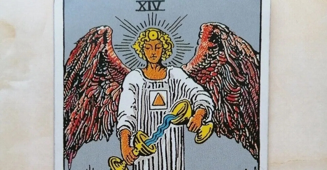 タロットカード解説【14 節制『Temperance』】｜六条 旭（ろくじょう