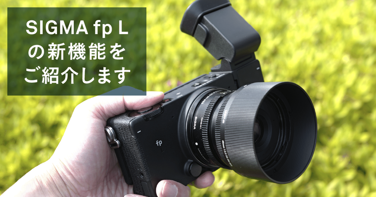 SIGMA fp Lの新機能をご紹介します｜SIGMA広報部