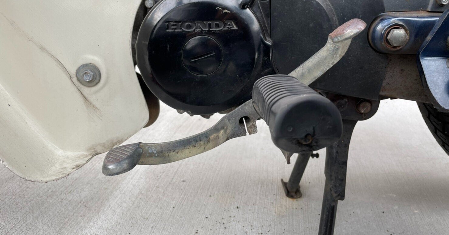 シフトチェンジペダルの角度調整 プレスカブ50 スーパーカブ50 Miyabi Diy Note シフトチェンジペダルの角度調整 プレスカブ50 スーパーカブ50 Miyabi Diy Note