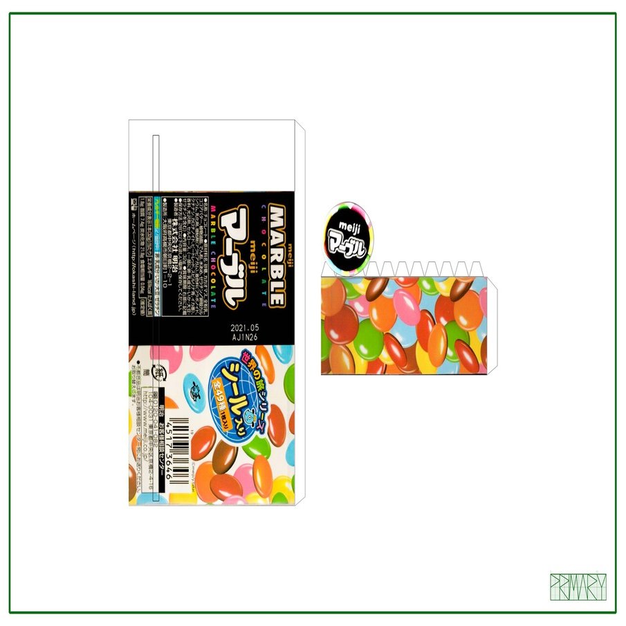 無限のマーブルチョコ 展開図38 ぷらいまり Note