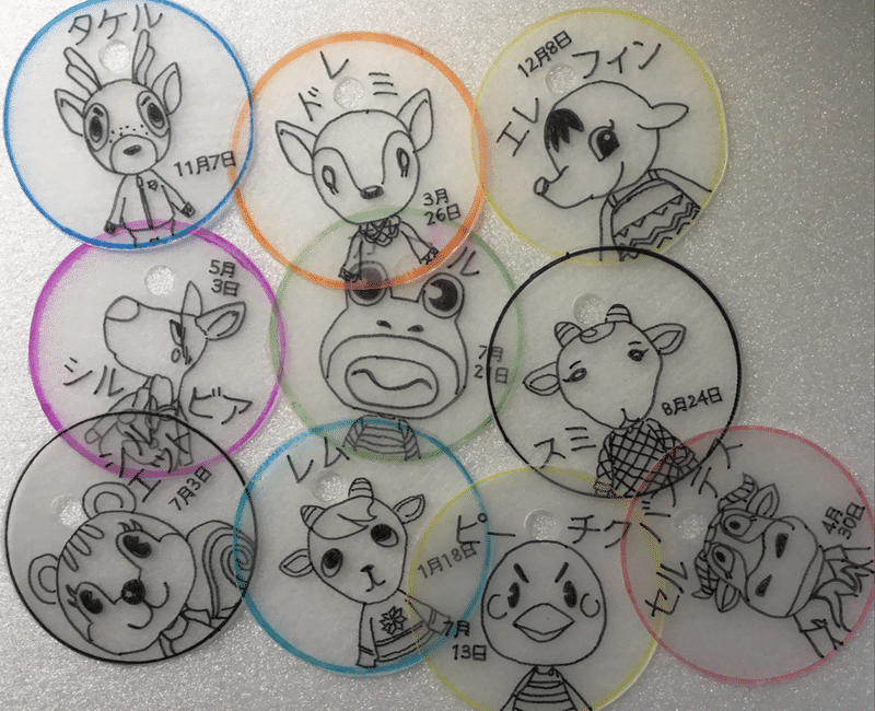 プラ板で工作 8才の誕生日プレゼント作り 水野学習教室 Note分室 Note