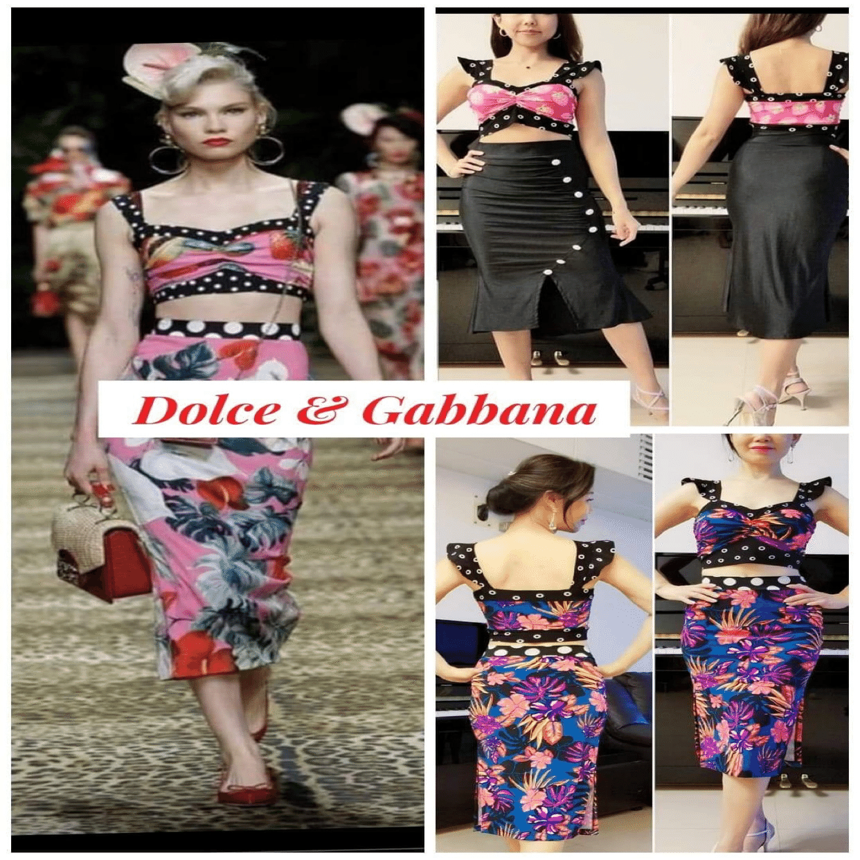 春⭐︎アルゼンチンタンゴドレス　ハンドメイド　ピンク 花柄 フレアスカート ドレス 春⭐︎アルゼンチンタンゴドレス ハンドメイド ピンク 花柄 フレア