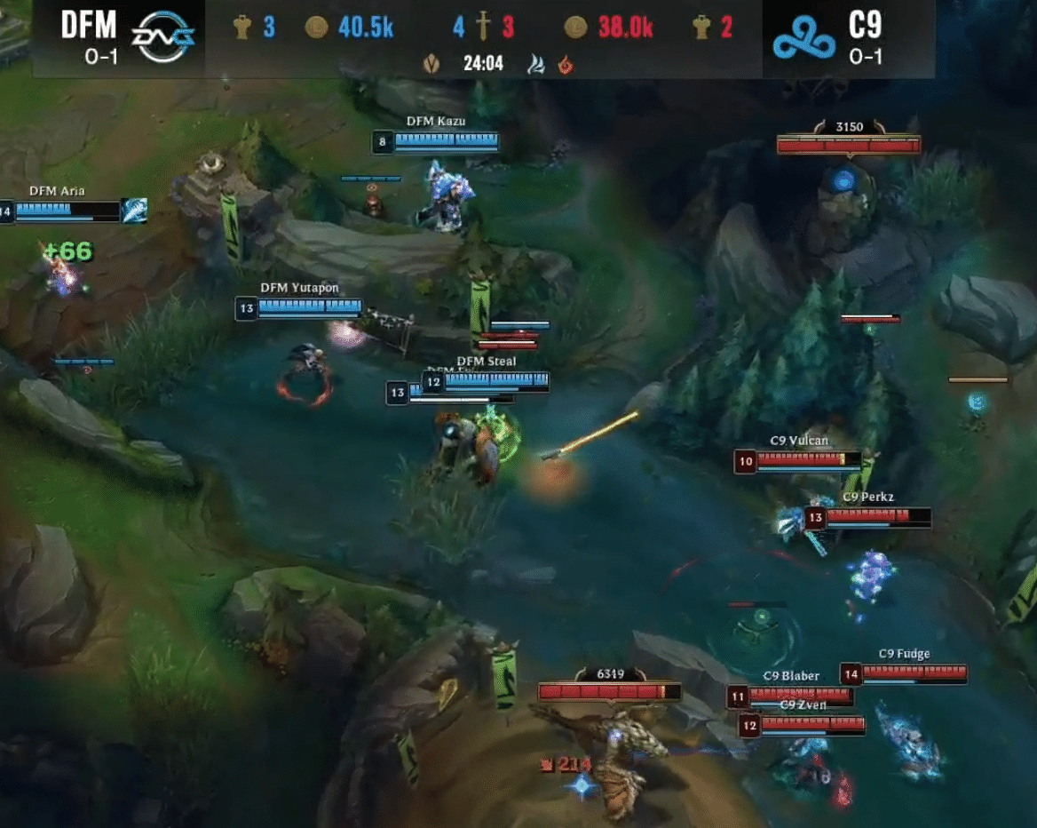 見果てぬ夢だったもの Groups Day 2 21 Mid Season Invitational Dfm Vs C9 袁術陛下 Note