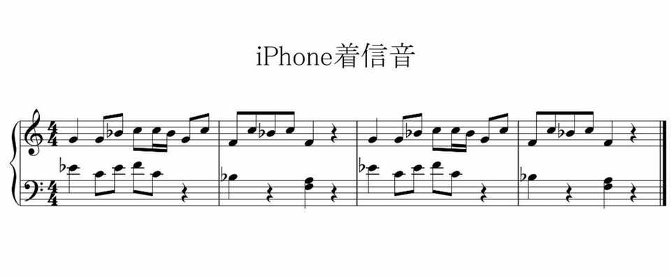 Iphoneの着信音 Satoshi Shimano Note