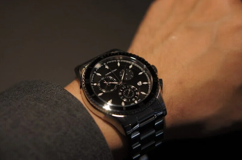 Jazzmaster Seaview Chrono Quartz - Dial color:Black - H37512131 