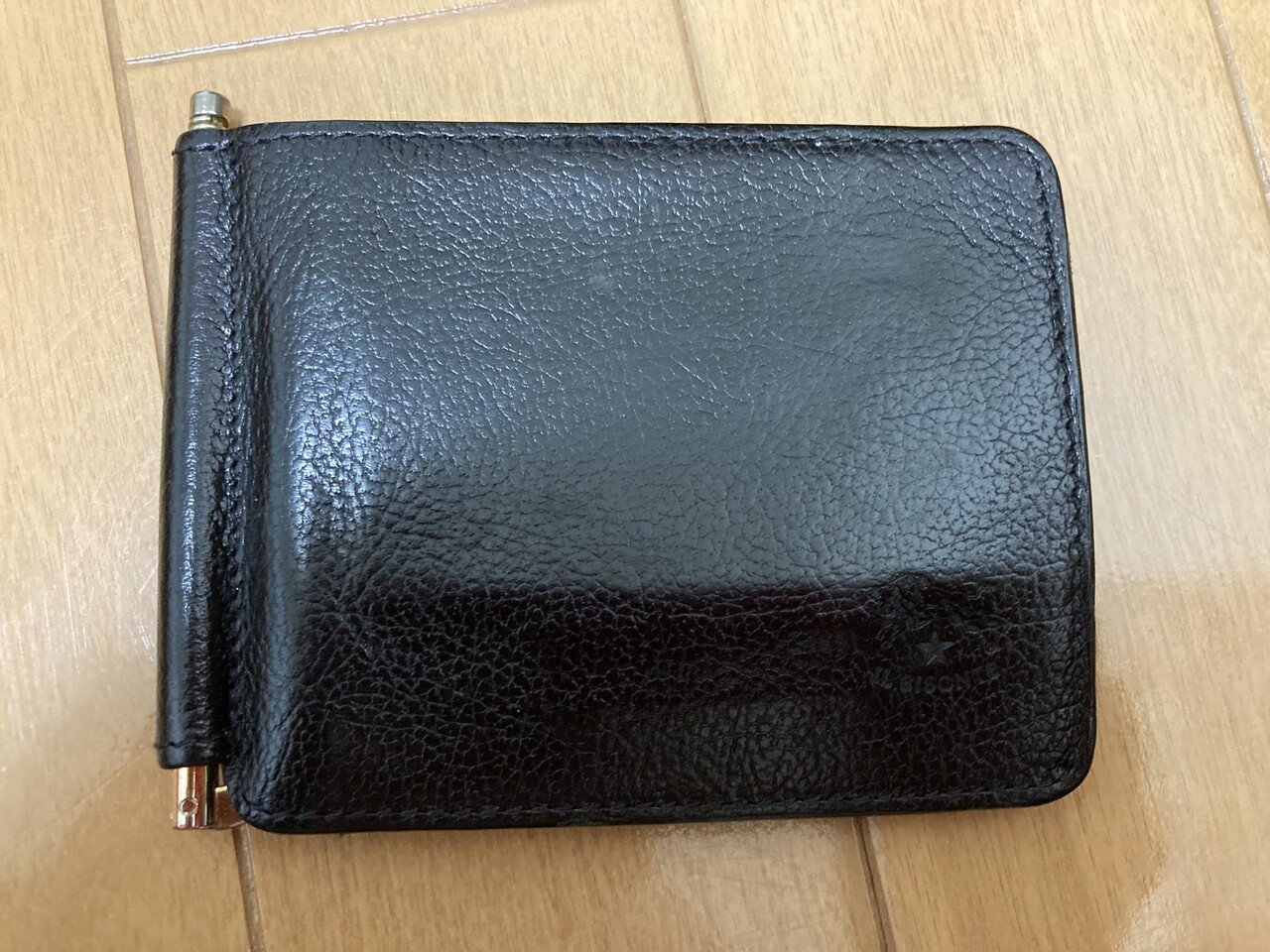 【ほぼ新品】Hitoe Fold Liscio ミニ財布 黒 ほぼ新品】Hitoe Fold Liscio ミニ財布 黒（持っている財布の数