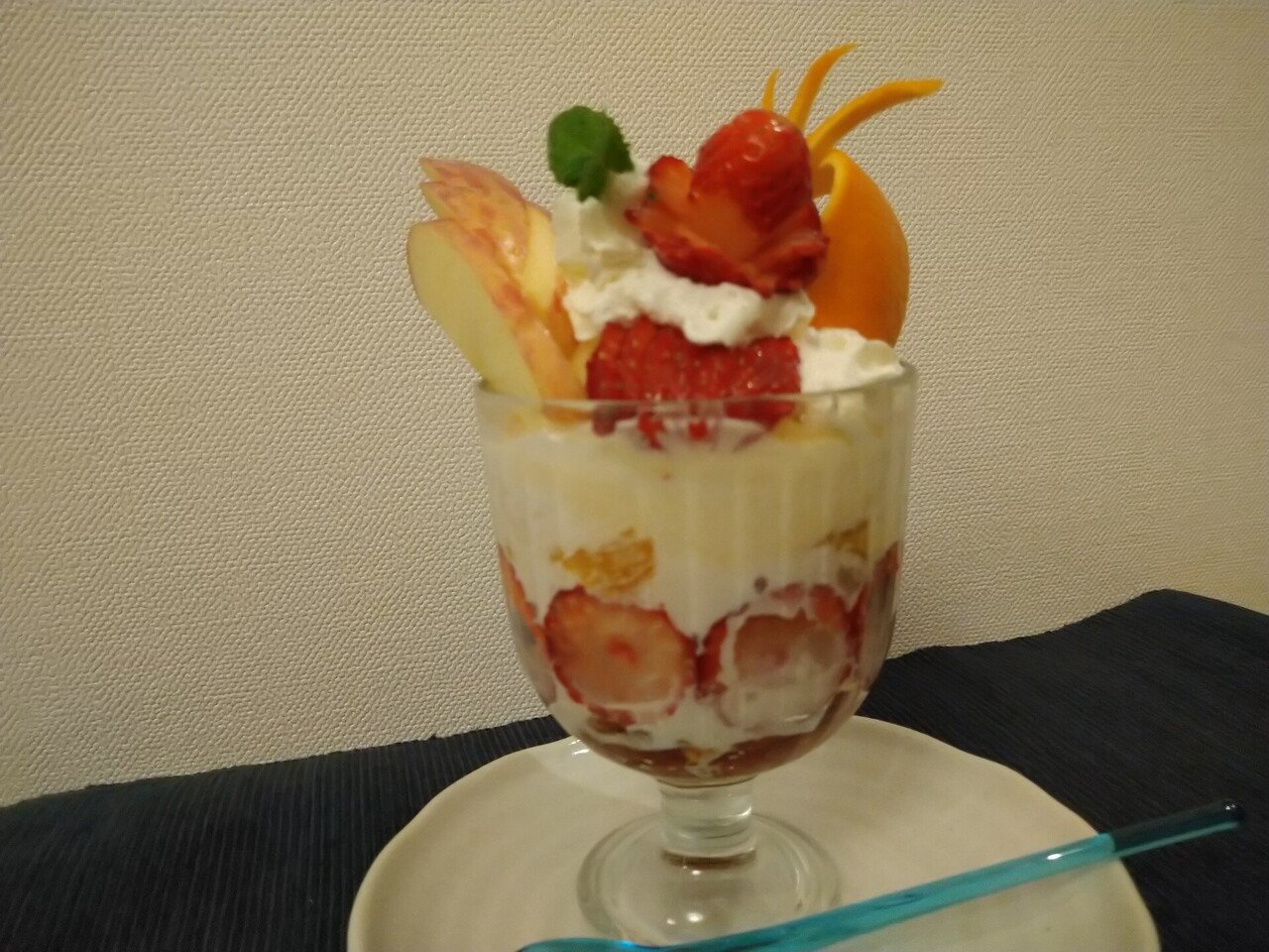 オレンジとりんごといちごのパフェ チョコチップクッキー Note オレンジとりんごといちごのパフェ チョコチップクッキー Note