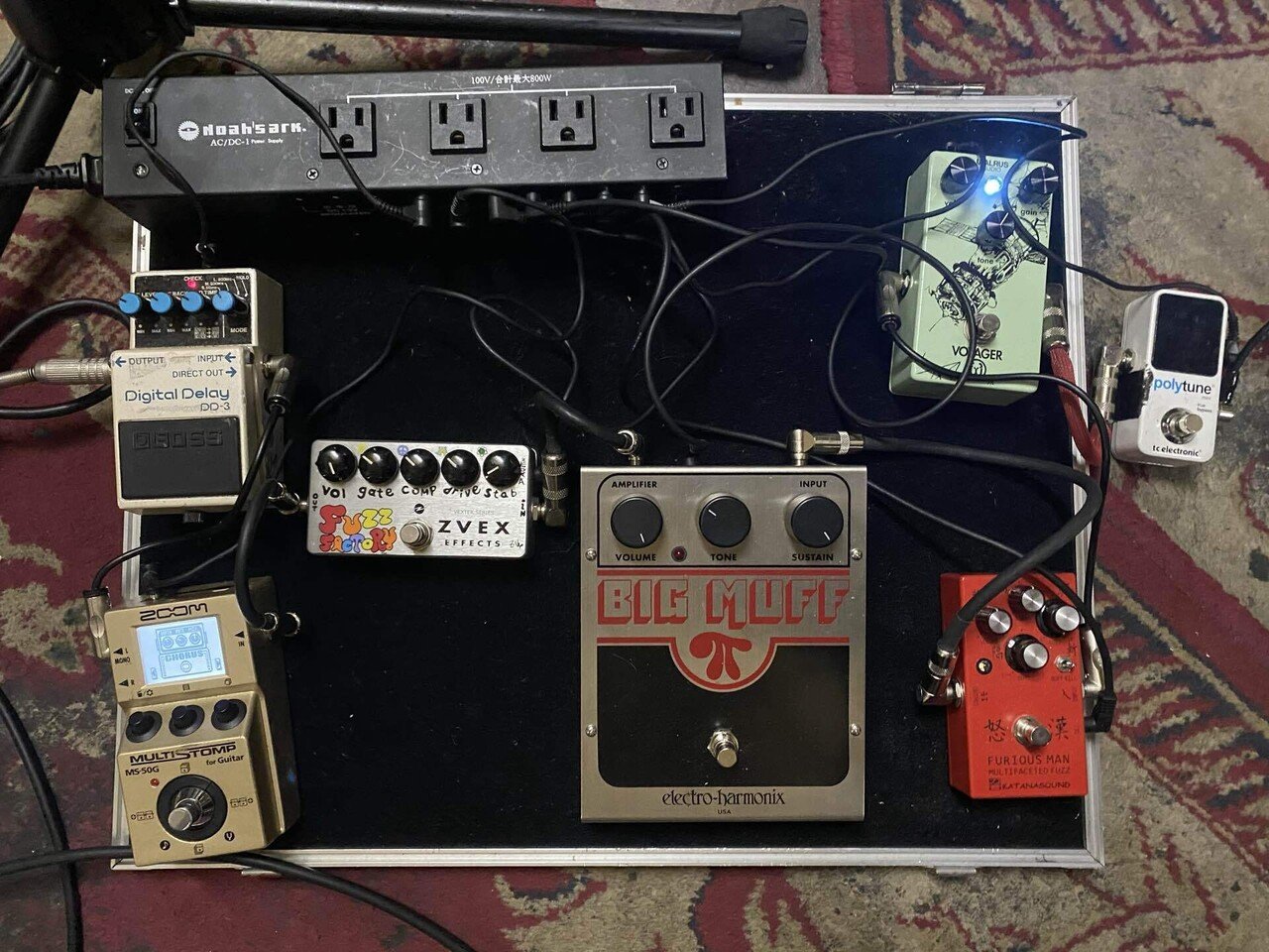 エフェクター　セット PK shampoo機材紹介｜福島カイト