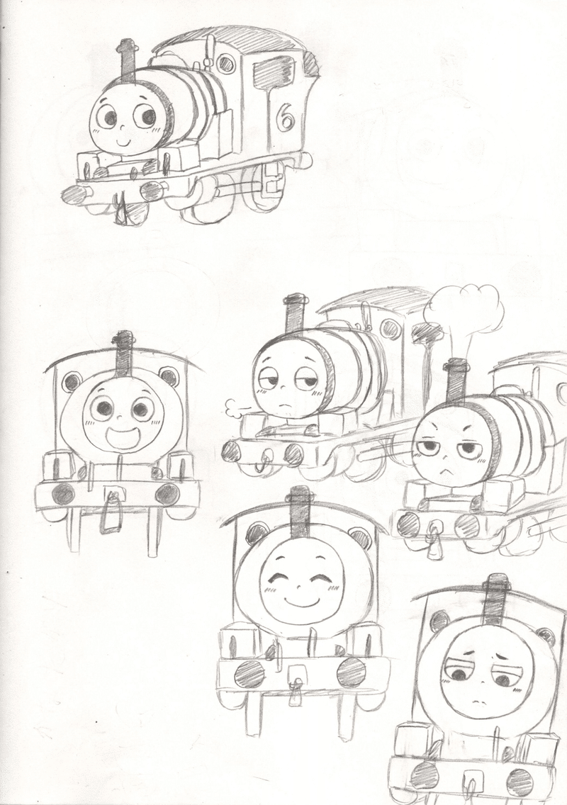 自分絵落書ききかんしゃトーマスまとめdrawing Of Thomas The Tank Engine みるか Note