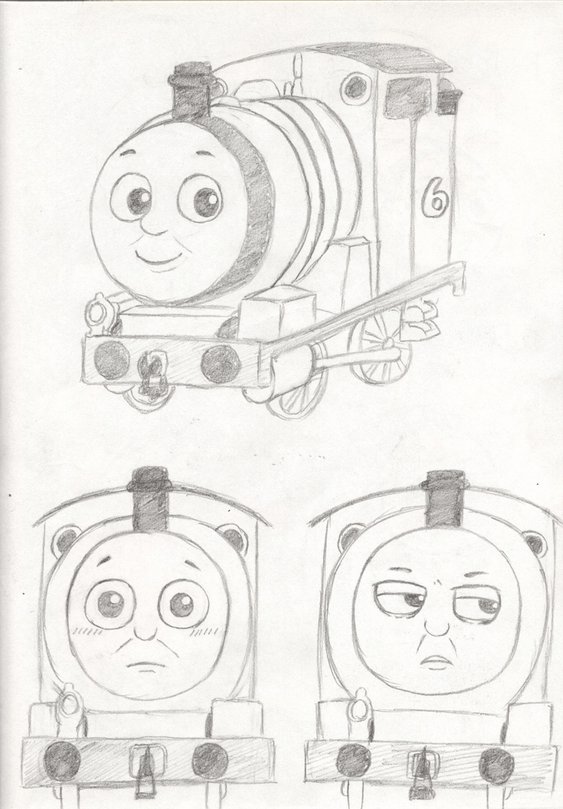 自分絵落書ききかんしゃトーマスまとめdrawing Of Thomas The Tank Engine みるか Note