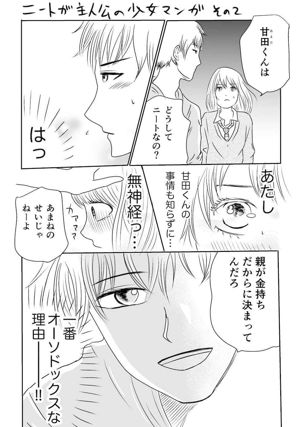 ニートが主人公の少女マンガ その2 吉田貴司 Note