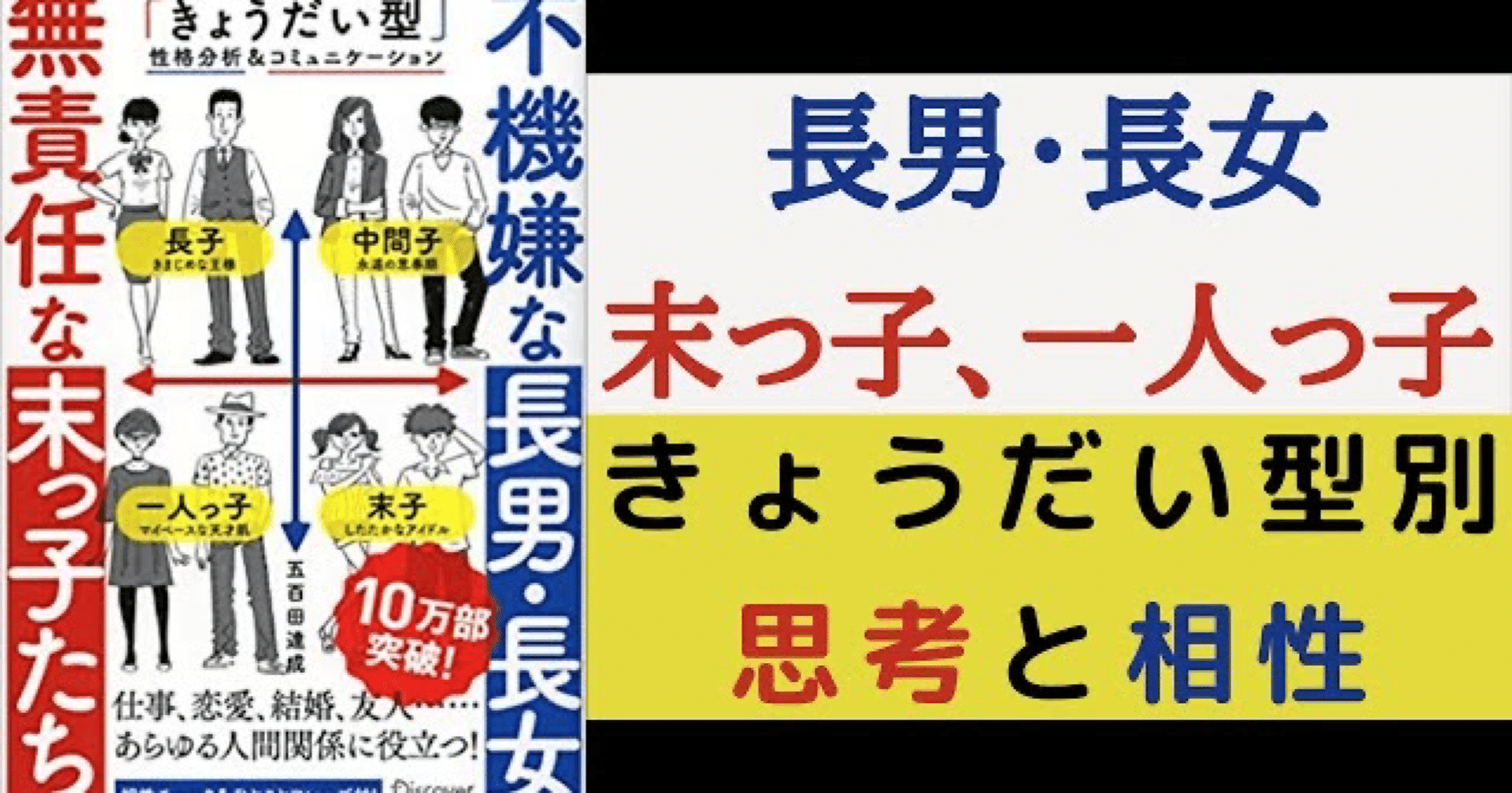 長男 長女 末っ子 一人っ子 きょうだい型別 性格と相性 不機嫌な長男 長女 無責任な末っ子たち より引用 わしんの まとめるチャンネル Note 長男 長女 末っ子 一人っ子 きょうだい型別 性格と相性 不機嫌な長男 長女 無責任な末っ子たち より引用 わしんの まとめるチャンネル Note