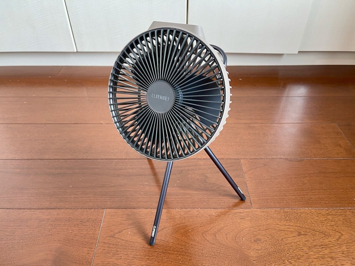 超ハイパワーな充電式扇風機！CLAYMORE FAN V600+（クレイモア