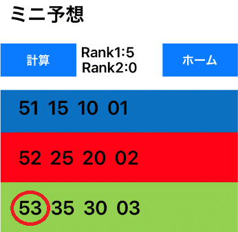 アプリミニ当選