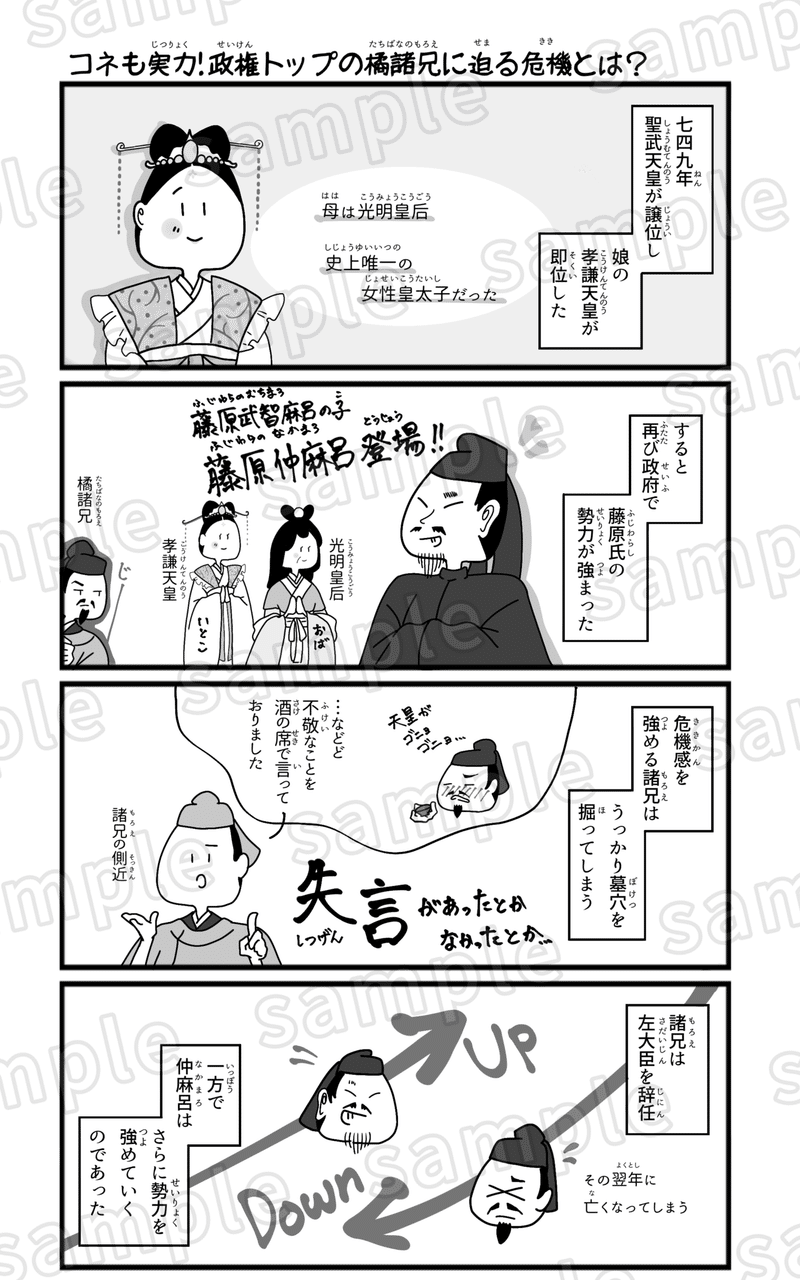 楽しい日本史4コマ漫画 奈良時代編 マツイツマ 4コマ漫画を描く元社会科教師 Note