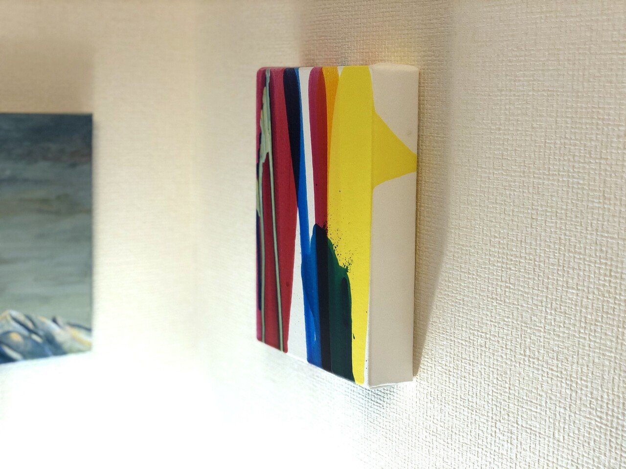 アート原画 『reexamine』30×40 現代アートk.m アート原画 『reexamine