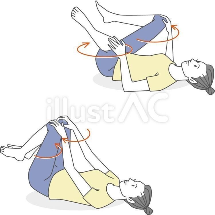 New Style イラストフリー素材 ストレッチ 股関節回し 無料 イラスト無料提供中 一部有料 Note