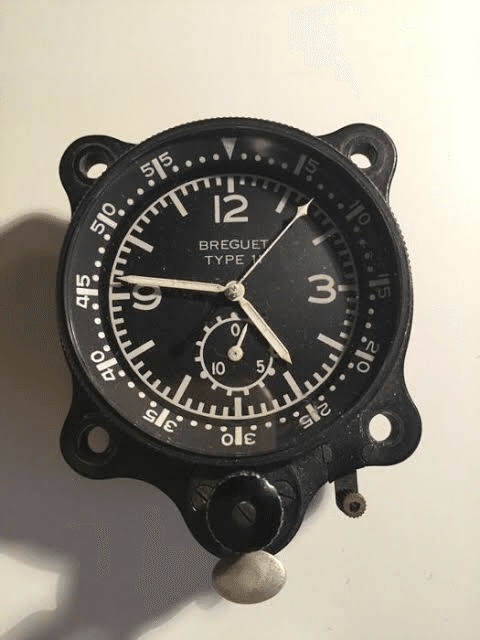 コックピット クロック 機械式ゼンマイ時計/ストップウォッチ 戦闘機用