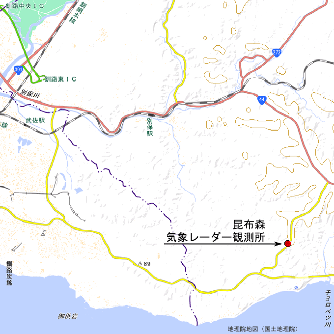 北海道の気象レーダー ３ 昆布森 やぶ悟空 Note