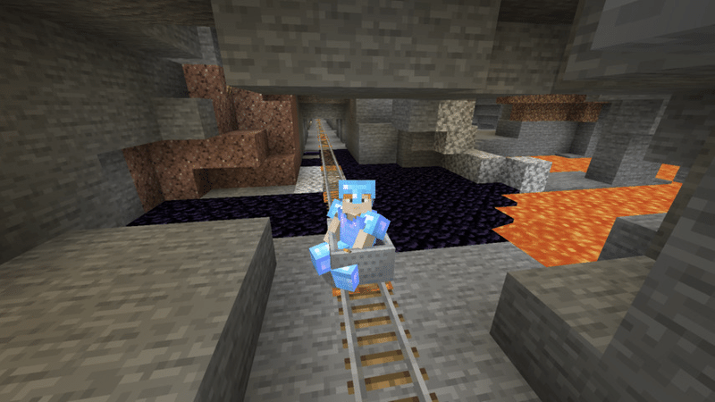 マインクラフト文章実況 地下坑道採掘 柞刈湯葉 Yuba Isukari Note