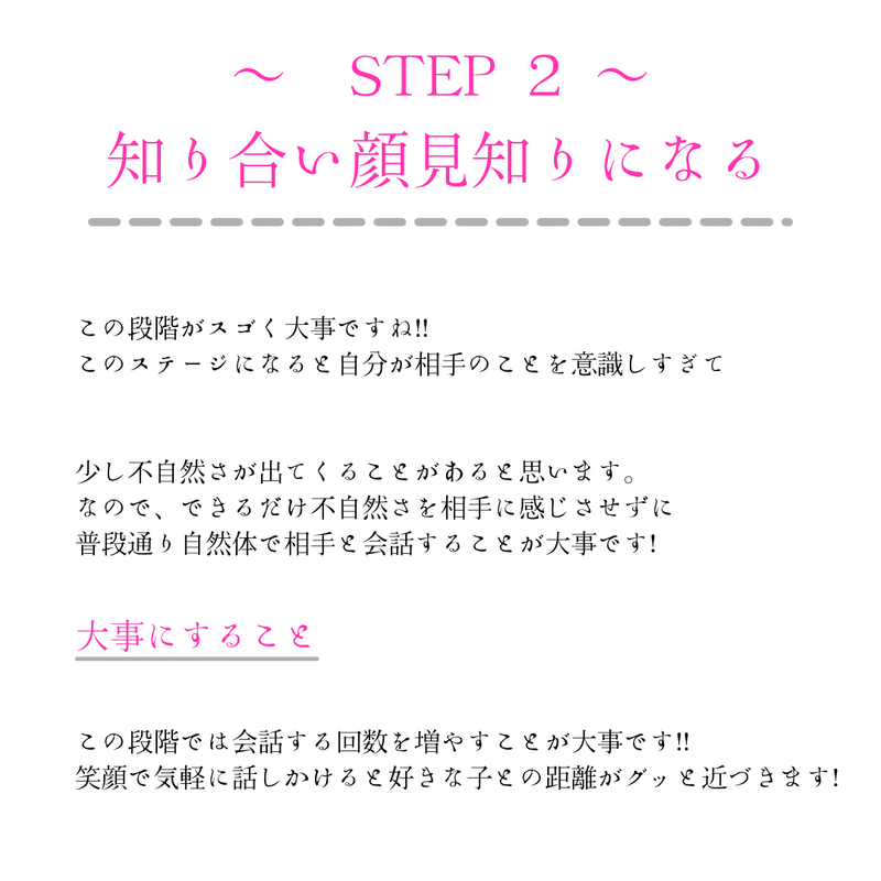 好きな子と付き合うまでの流れ Ryo 一緒に恋愛コンプ脱却 Note