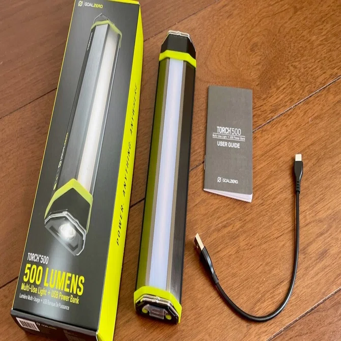 GOAL ZERO TORCH 500 2個セット Goal Zero期待の新商品「Torch 500」はソーラー充電機能付きで非常時も