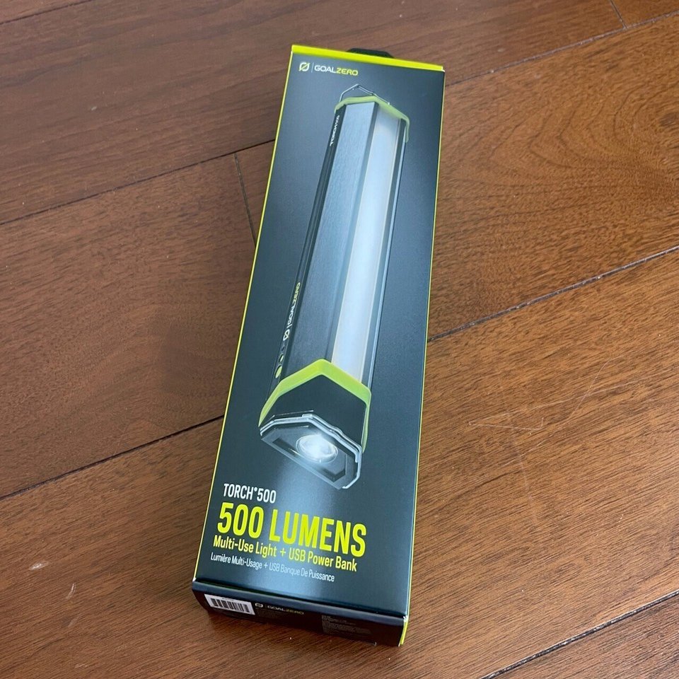 Goal Zero期待の新商品「Torch 500」はソーラー充電機能付きで非常時も