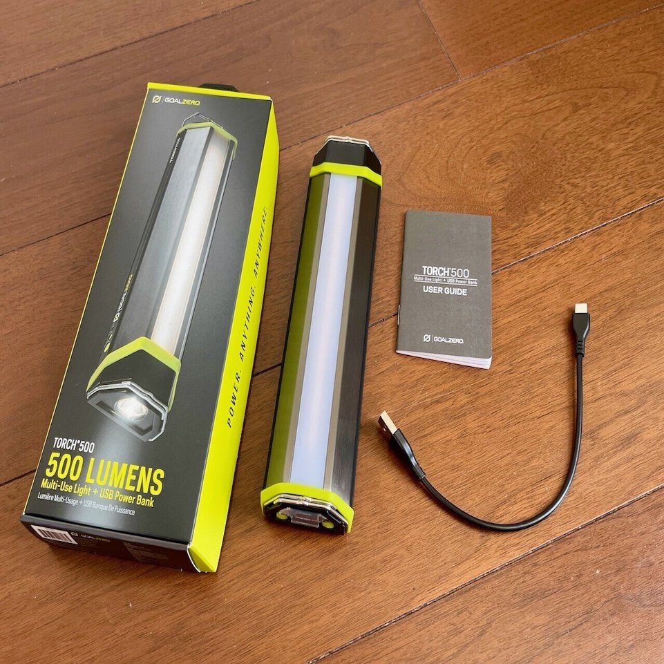 Goal Zero期待の新商品「Torch 500」はソーラー充電機能付きで非常時も