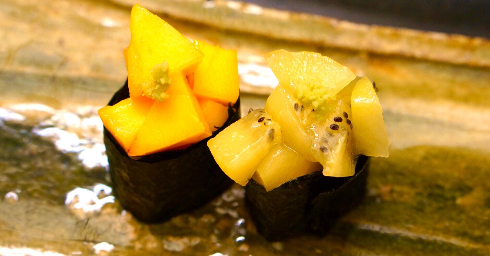 おすすめ マンゴーとキウイの軍艦巻き 73歳すし屋のnote 74歳すし屋のnote 現役 Note おすすめ マンゴーとキウイの軍艦巻き 73歳すし屋のnote 74歳すし屋のnote 現役 Note