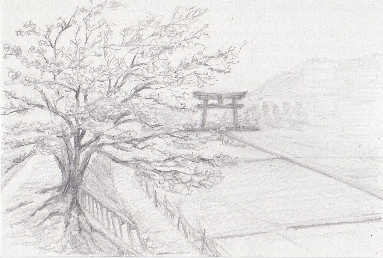 熊野本宮大社旧社地大斎原 くまのほんぐうたいしゃきゅうしゃちおおゆのはら 河原の土手からの景色もいい かじ Note