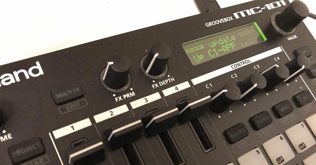 Roland MC-101、また成長する。|みくばんP Roland MC-101、また成長する。|みくばんP