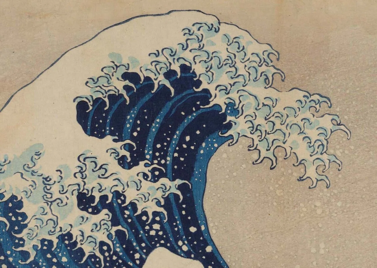 A Close-up Look at the Details of Hokusai's Wave｜太田記念美術館