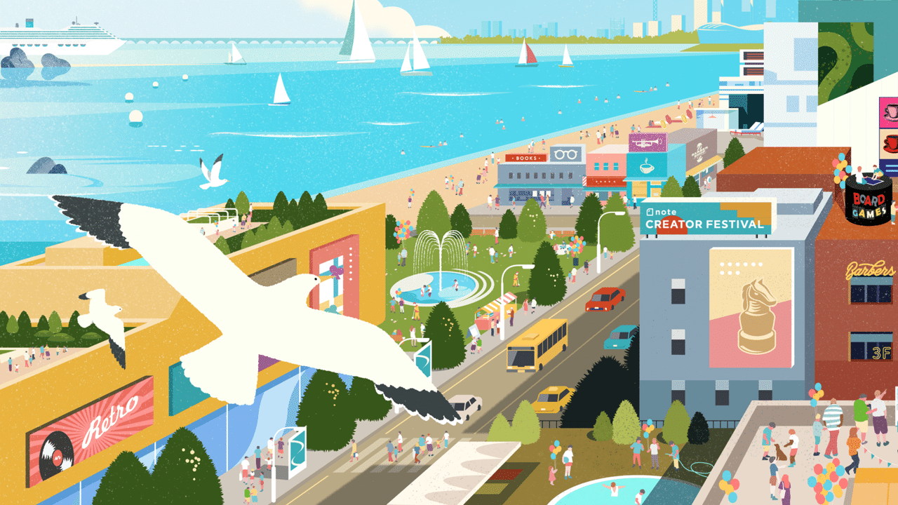 Noteらしさを訴求したい Noteの街 イラスト制作の裏側 Note株式会社 Noteらしさを訴求したい Noteの街 イラスト制作の裏側 Note株式会社