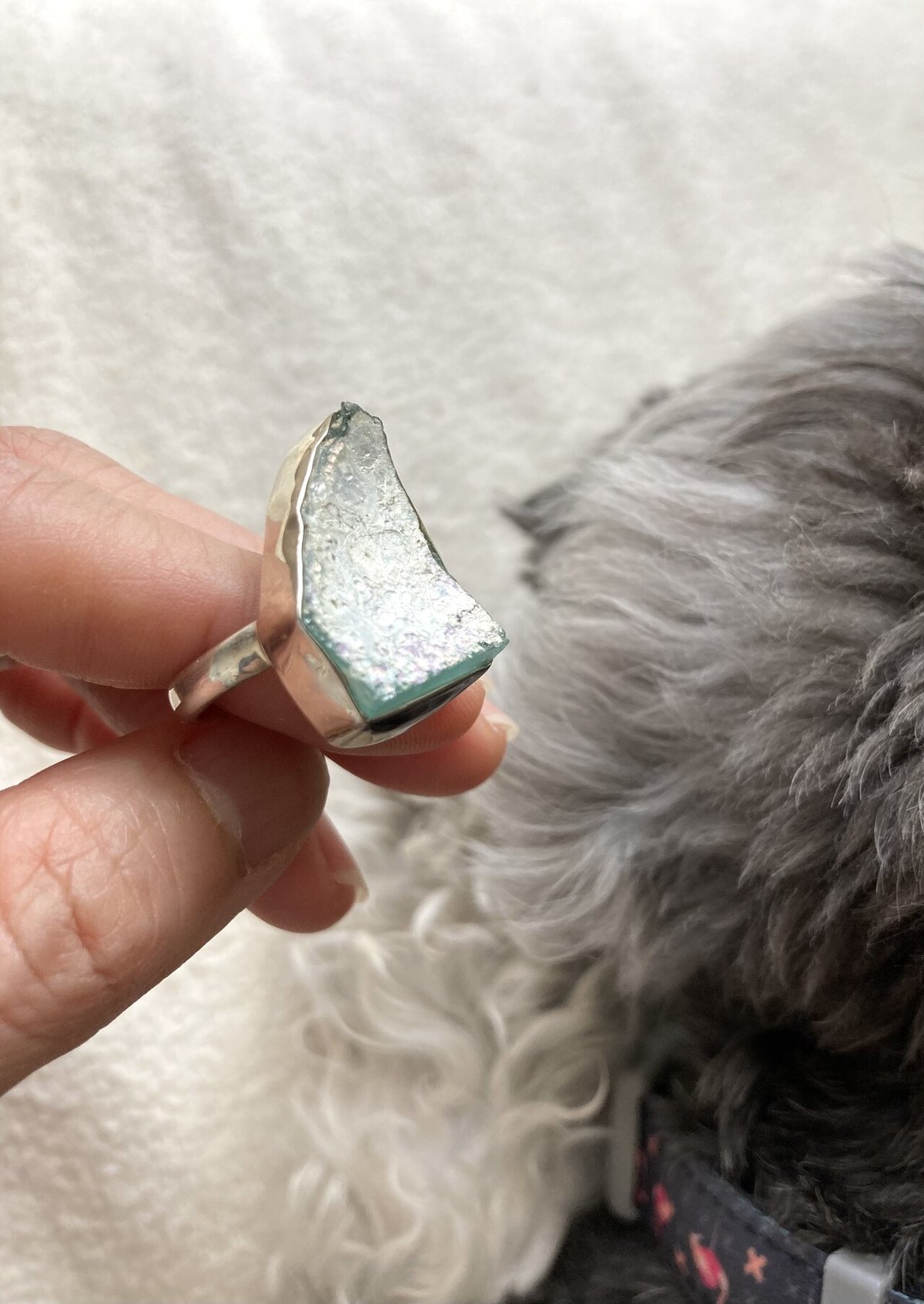 Love Beautiful Things!!美しいものが好き！ローマングラスのリング