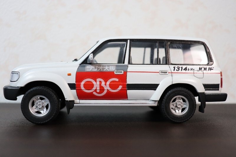 フジミ模型 1 24 ランドクルーザー80 ラジオ大阪中継車バージョン 完成 藤川貴央 Obcラジオ大阪アナウンサー Note