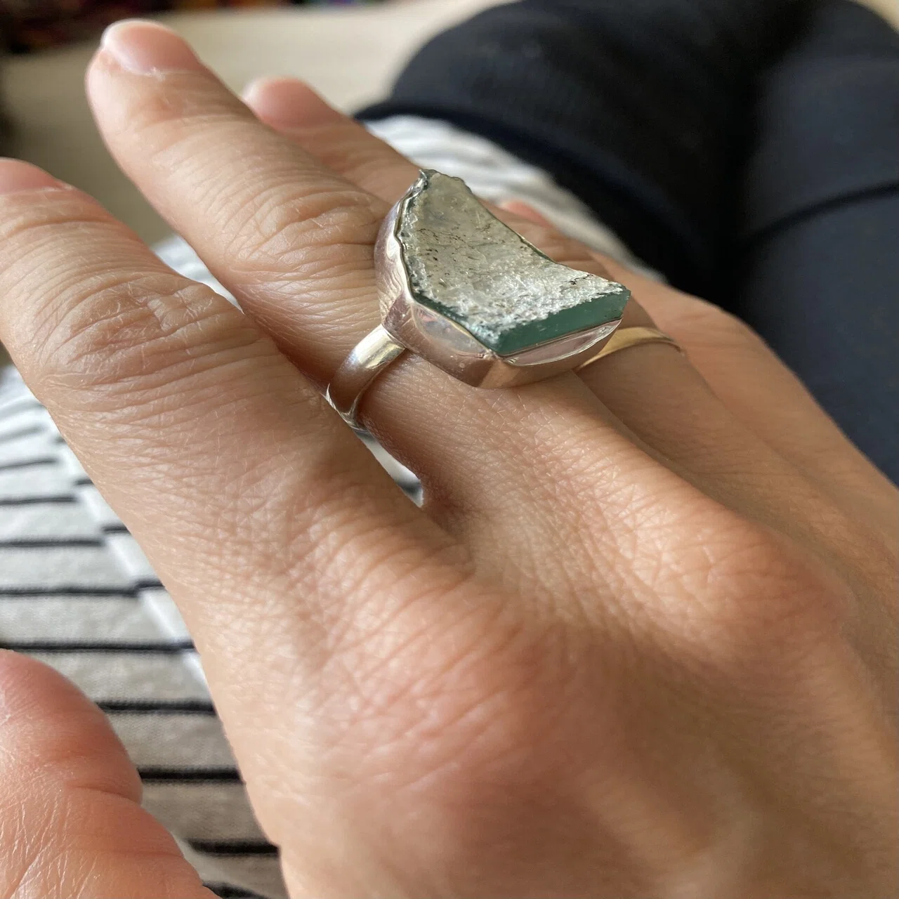 Love Beautiful Things!!美しいものが好き！ローマングラスのリング