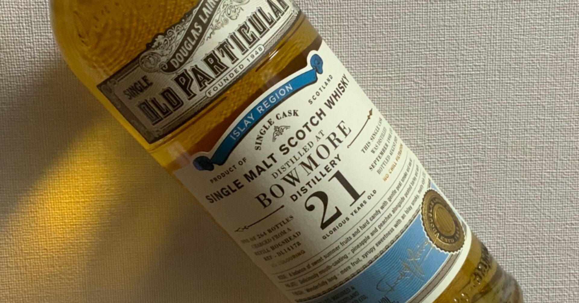 ダグラスレイン オールドパーティキュラー ボウモア 1998 21年