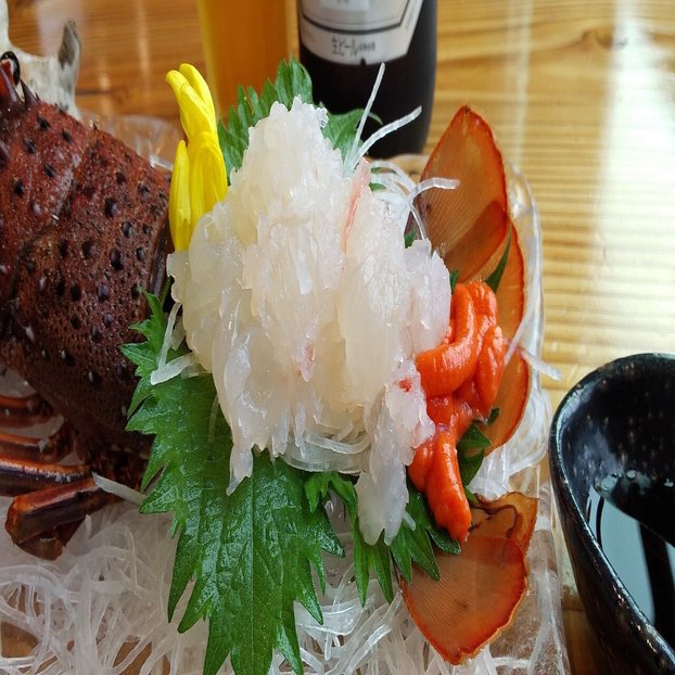 伊勢海老の内子 Lobster S Inner Roe 千葉県いすみ市大原 船頭の台所 魚介馬鹿一代 Fish Nerd Life Note