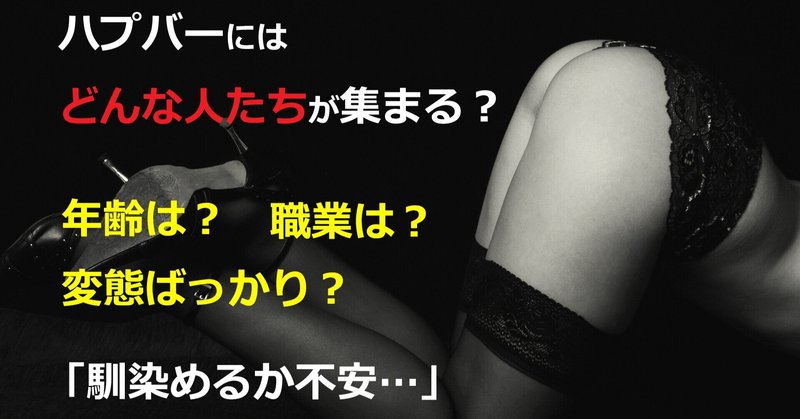 ハプバーにはどんな人たちが集まる ハプニングバー入門講座 dan note