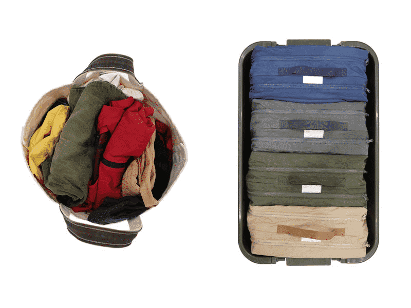 4人分の着替えがスッキリ！DOD「キガエルヤーツ」が家族キャンプをノン