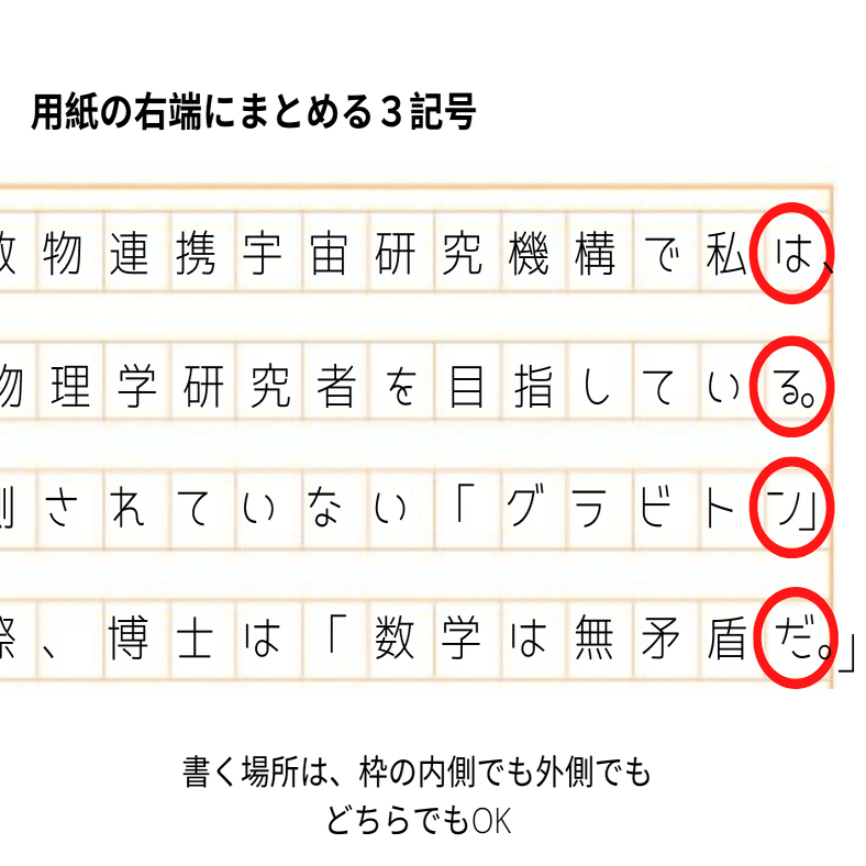 原稿用紙の使い方 ヨコ書きのかぎかっこと句読点 れどぺん 志望理由書メンター Note