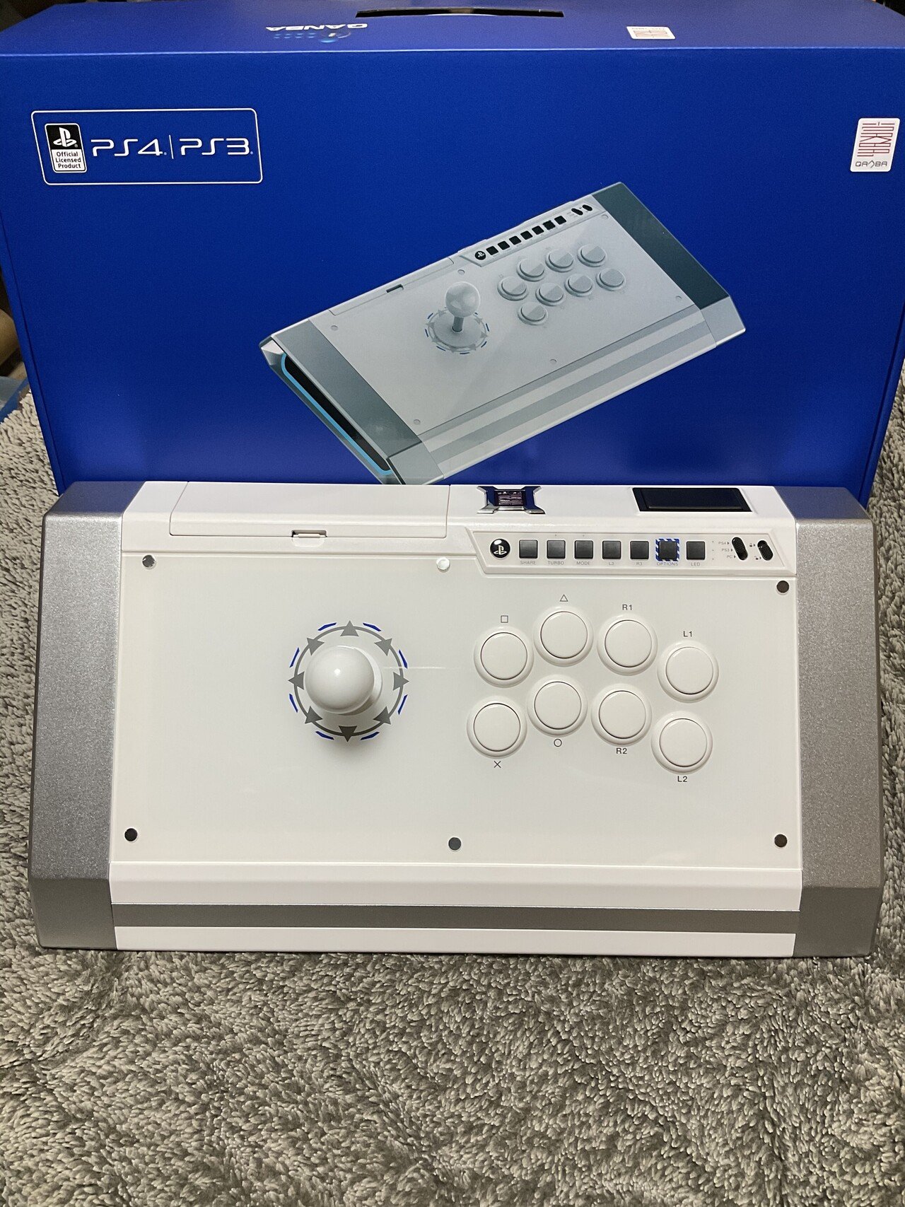 Qanba Q3 Obsidian パールホワイト アケコン スト6 Qanba Q3 Obsidian Qanba Q3 Obsidian パールホワイト アケコン スト6 Qanba Q3 Obsidian