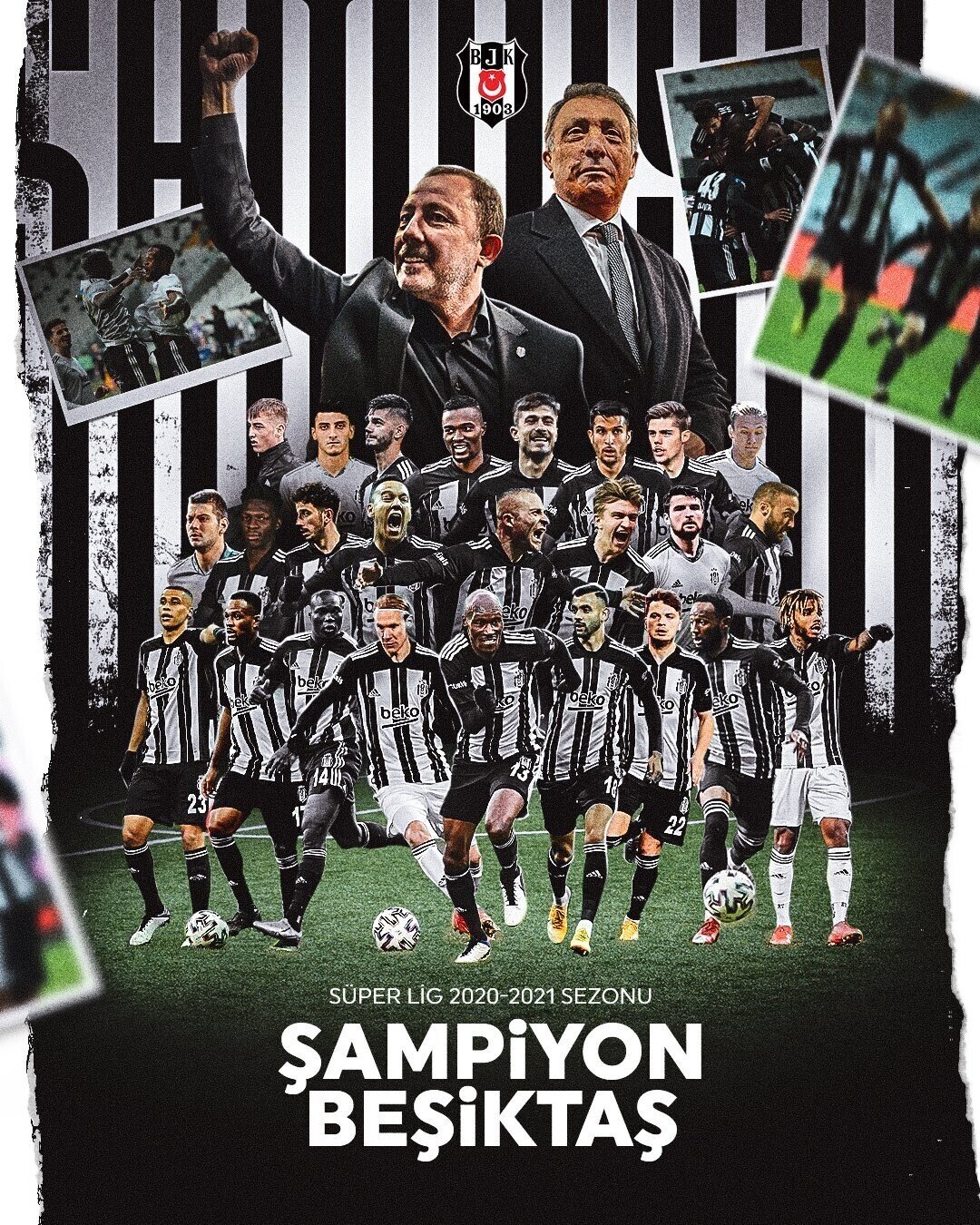 ベシクタシュ優勝おめでとう Sampiyonsensinbesiktas よく晴れたアルウィンで Note