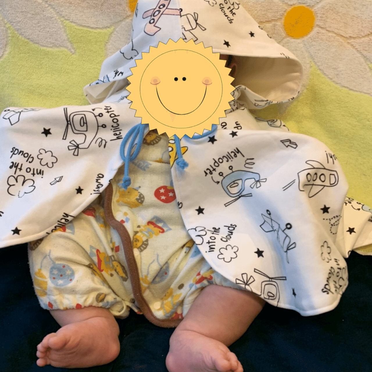 赤ちゃん ケープ手作り はちみつとココア Note