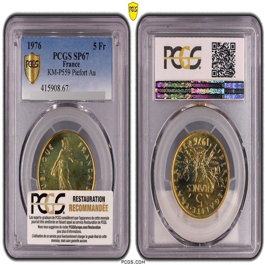コイン修復サービスの実際 (その3) PCGS Restoration｜オーライズドコイン