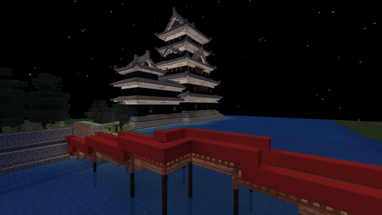 Minecraft 松本城 Eight One Note