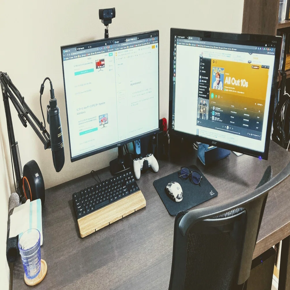 Acer ゲーミングモニター 23.6インチ KG241Qbmiix 75Hz my desk 